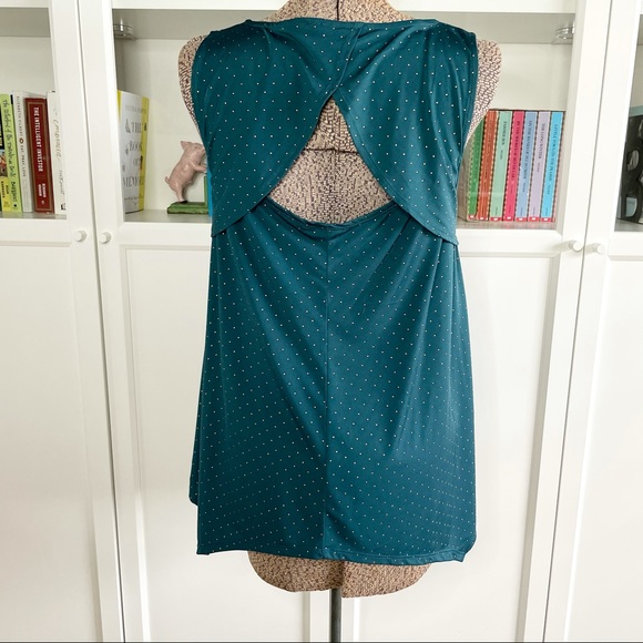 Rock & Republic Dark Green Studded Tunic Top - Picture 2 of 16